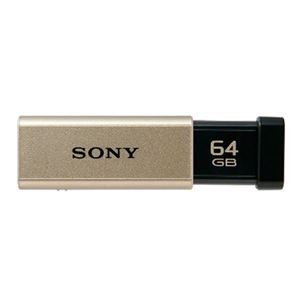 SONY USBフラッシュメモリー 3.0 64GB ゴールド USM64GTN 商品写真