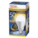 東芝 LED電球 一般電球形 640lm 調光器対応 電球色 LDA8L-G-K／D／50W