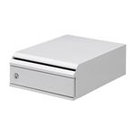 ぶんぶく 機密書類回収BOX卓上タイプ ネオホワイト KIM-S-6