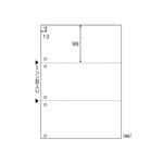 ヒサゴ マルチプリンタ帳票エコノミープライス A4判3面6穴 BPE2005