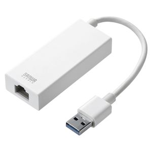 サンワサプライ Gigabit対応USB-LANアダプタ LAN-ADUR3GHW