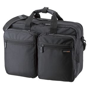 サンワサプライ 3WAYビジネスバッグ ブラック （出張用） BAG-3WAY21BK