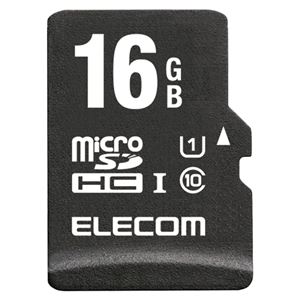 エレコム 高耐久microSDHCメモリカード 16GB MF-AMR016GU11／H