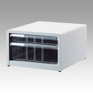 ナカバヤシ アバンテV2レターケース A4 浅1・深1段 AL-C2ニューグレー