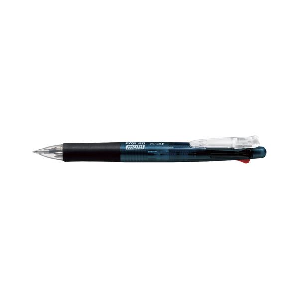 （まとめ） ゼブラ クリップオンマルチ 4色ボールペン0.7mm（黒・赤・青・緑）+シャープ0.5mm 黒 (×10セット) b04