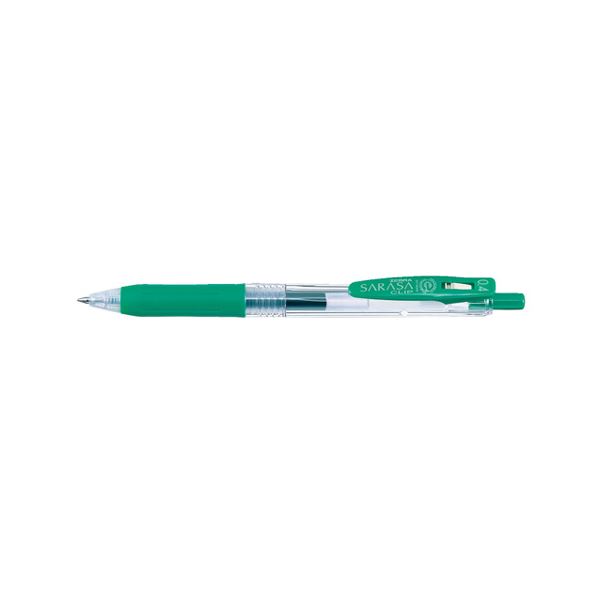 （まとめ） ゼブラ サラサクリップ ボールペン 0.4mm 緑 (×50セット) b04