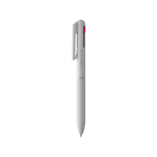 【商品名】 （まとめ） ぺんてる Calme3色 0.5mmグレイッシュホワイト軸 BXAC35W 【×5セット】 [ BXAC35W ] 関連ワード:生活用品・インテリア・雑貨 文具・オフィス用品 