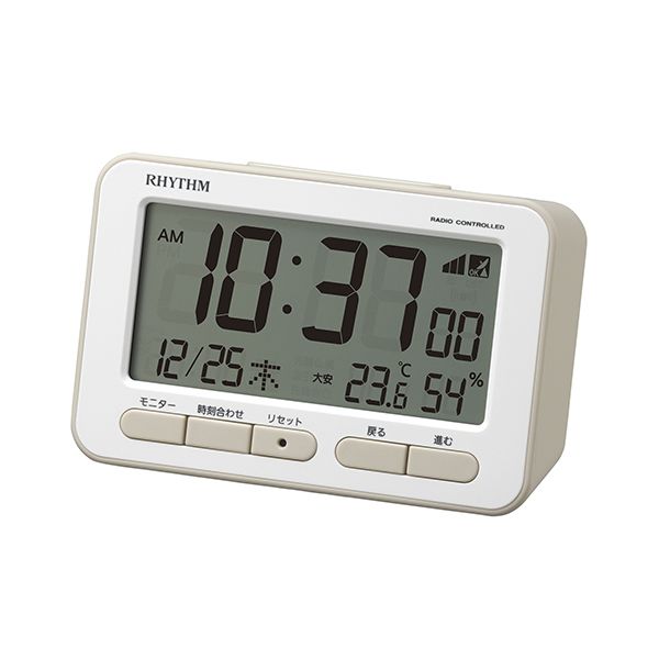 【商品名】 リズム 置時計 8RZ234SR38 [ 8RZ234SR38 ] 関連ワード:家電 生活家電 置き時計・掛け時計