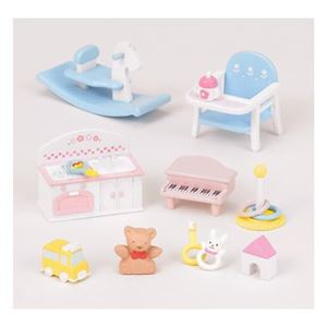 エポック社 カ-211 赤ちゃんおもちゃセット 【シルバニアファミリー】 - 拡大画像