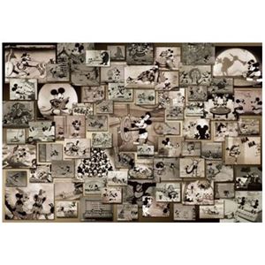 テンヨー D-1000-398 ミッキーマウス モノクロ映画コレクション 1000P 【ジグソーパズル】 - 拡大画像