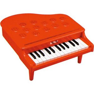 河合楽器製作所 ミニピアノ P-25（赤） 【つみき・木製玩具】 - 拡大画像