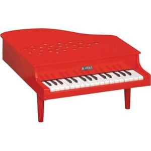 河合楽器製作所 11157 ミニピアノ 赤 【つみき・木製玩具】 - 拡大画像