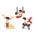 nanoblock（ナノブロック） カワダ NBCB-005 nanoblock×大図まこと 体操（あん馬＆吊り輪＆床）