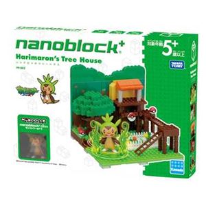 ナノブロックプラス カワダ PP-002 nanoblock+ ハリマロンのツリーハウス - 拡大画像