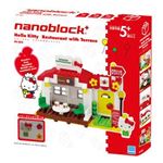 ナノブロックプラス カワダ PK-005 nanoblock+ ハローキティ テラスのあるレストラン