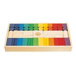 ニチガンオリジナル 12COLORS BLOCKS 【つみき・木製玩具】