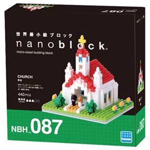 nanoblock（ナノブロック） カワダ NBH_087 教会 - 拡大画像