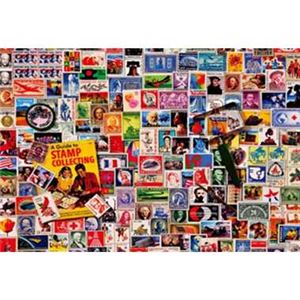 ビバリー 31-439 ヴィンテージアート 切手コレクター 【ジグソーパズル・パネル】