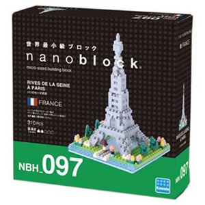 カワダ NBH_097 パリのセーヌ河岸 【nanoブロック】
