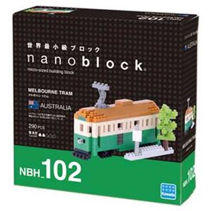 カワダ NBH_102 メルボルン トラム 【nanoブロック】 - 拡大画像