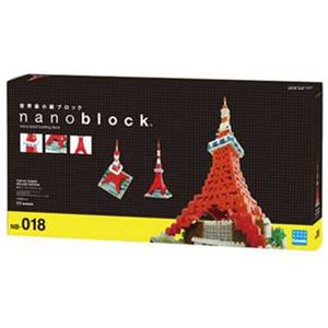 カワダ NB-022 東京タワー デラックスエディション nanoblock（ナノブロック） - 拡大画像