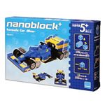 カワダ PBS-011 nanoblock+ フォーミュラカー ブルー 【知育玩具】