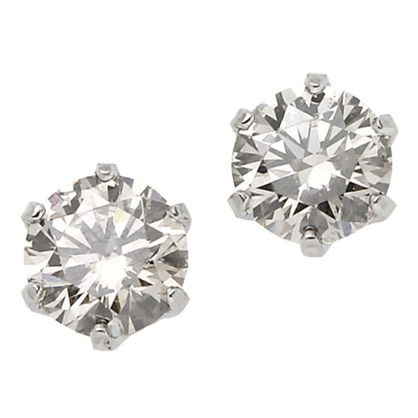 ダイヤモンドピアス 一粒 プラチナ Pt900 0.2ct スタッドピアスf00