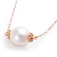あこや真珠 パール ネックレス K10 ピンクゴールド 40cm 長さ調節可能（アジャスター付き） 真珠 本真珠 - 縮小画像2