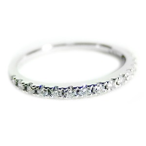 【鑑別書付】プラチナPT900　天然ダイヤモンドリング　ダイヤ0.30ct　ハート&キューピット（H&C）　12号　Goodアップ　Hアップ　SIアップ　ハーフエタニティリング