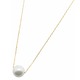 アコヤ真珠 ネックレス パールネックレス K18 イエローゴールド 8mm 8ミリ珠 40cm 長さ調節可能（アジャスター付き） あこや真珠 ペンダント パール 本真珠 - 縮小画像2