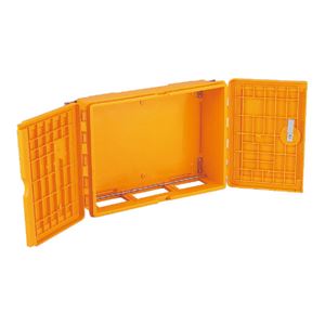 三甲(サンコー) 仮設分電盤ボックス/スイッチボックス 【3型】 プラスチック製 軽量 オレンジ 商品写真