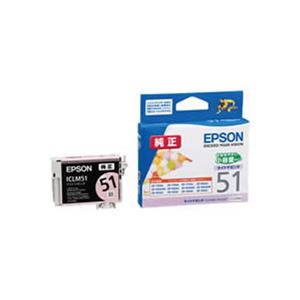 【 業務用 5セット 】【 純正品 】 EPSON エプソン ICLM51 LM ライトマゼンタ ×5セット - 拡大画像