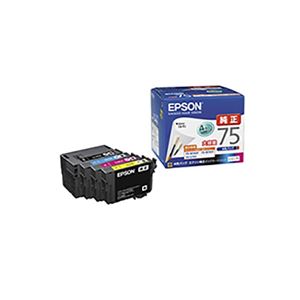 【純正品】 EPSON(エプソン) IC4CL75 4 色 パック 大容量 インク