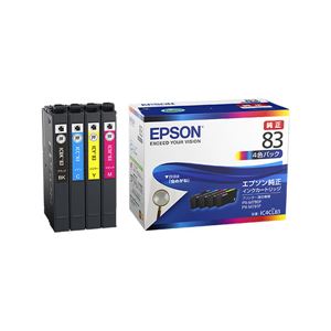 【純正品】EPSON エプソン インクパック【IC4CL83 4色】 商品写真