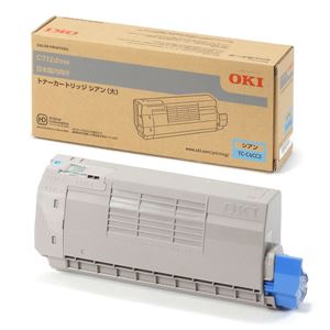 【純正品】 OKI TC-C4CC2 トナーカートリッジ シアン 大