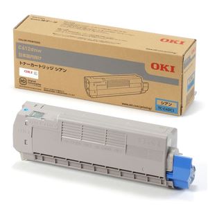 （業務用3セット） 【純正品】 OKI TC-C4DC1 トナーカートリッジ シアン