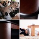 楢ラウンド折れ脚こたつ 【リラ】 210×100cm こたつ テーブル 長方形 日本製 国産 ブラウン  - 縮小画像2