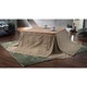 SIKAK×別注コラボ 省スペース こたつ布団用上掛け C-BASE〔シーベース〕 75×75cmこたつ用(185×185) こたつ布団 省スペース 正方形 サンドベージュ