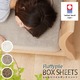 ふんわりパイルタオルBOXシーツ idee Zora〔イデアゾラ〕シングルサイズ ボックスシーツ タオルシーツ シングル ブラウン