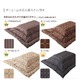 楢ラウンド折れ脚こたつ 【リラ】 80×80cm+国産こたつ布団 2点セット こたつ 正方形 日本製 セット （こたつカラー：ブラウン+布団柄：B_サークル・ブラウン） - 縮小画像2