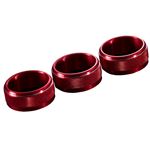 エアコンダイヤルリング レッド インプレッサXV GP2 GP3 GP6 GP7 GPE