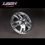 [LEON]12インチホイールカバー 4枚 汎用品 (クローム)