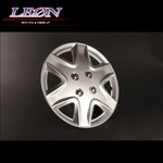 [LEON]14インチホイールカバー 4枚 汎用品 (シルバー)