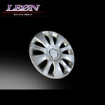 [LEON]14インチホイールカバー 4枚 汎用品 (シルバー)