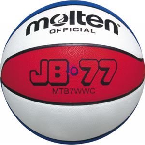 molten（モルテン） 3色コンビバスケットボール 7号 MTB7WWC - 拡大画像