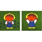 ディック・ブルーナ パネルカーペット AKD6-SET 2柄1セット　サイズ　40ｃｍ×40ｃｍ
