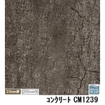 【訳あり・在庫処分】サンゲツ　店舗用クッションフロア　コンクリート　品番CM-1239　サイズ　200cm巾×8m