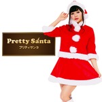 【クリスマスコスプレ 衣装】Peach×Peach レディース プリティサンタクロース サンタコスプレ女性用 ジャケット＆スカート