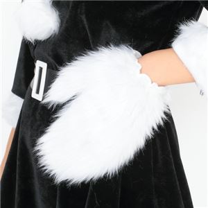 サンタ コスプレ 黒 ブラック レディース <帽子&ベルト&手袋セット> まとめ買い 【Peach×Peach ラブリーサンタクロース ブラック(黒) ワンピース (×3着セット) 】 クリスマスコスプレ サンタクロース衣装 サンタ コスプレ 黒 ブラック レディース <帽子&ベルト&手袋セット> まとめ買い 【Peach×Peach ラブリーサンタクロース ブラック(黒) ワンピース (×3着セット) 】 クリスマスコスプレ サンタクロース衣装