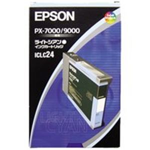 EPSON エプソン インクカートリッジ 純正 【ICLC24】 ライトシアン - 拡大画像